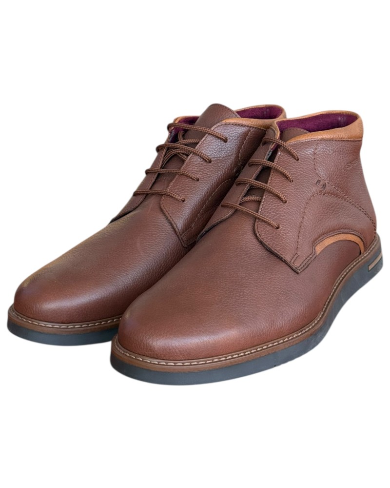  Δερμάτινο Ανδρικό Μποτάκι - N288