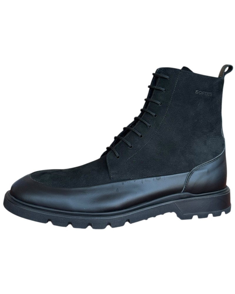  Δερμάτινο Ανδρικό Μποτάκι - N297