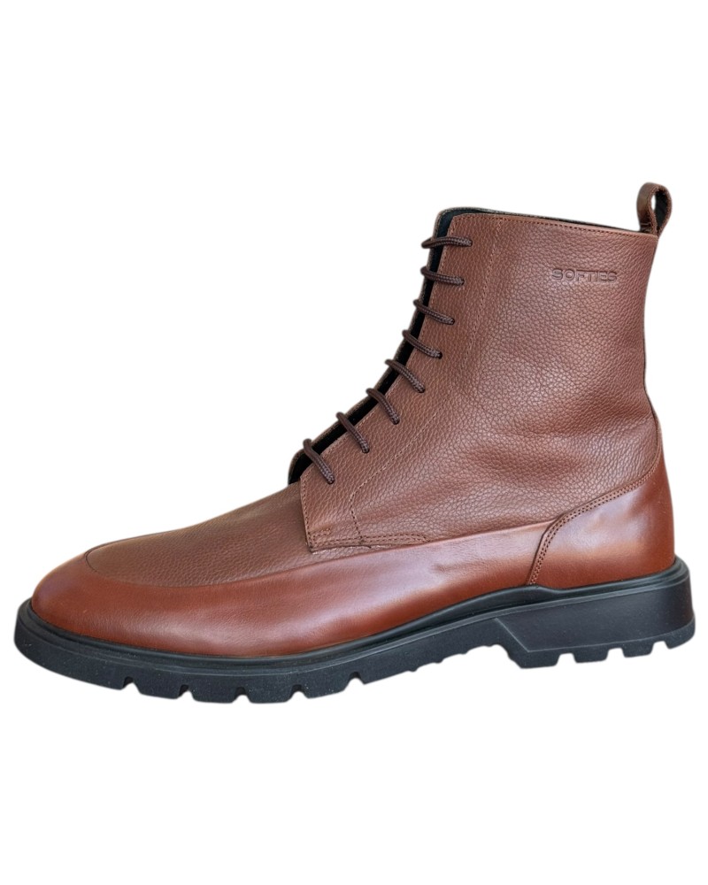  Δερμάτινο Ανδρικό Μποτάκι - N300