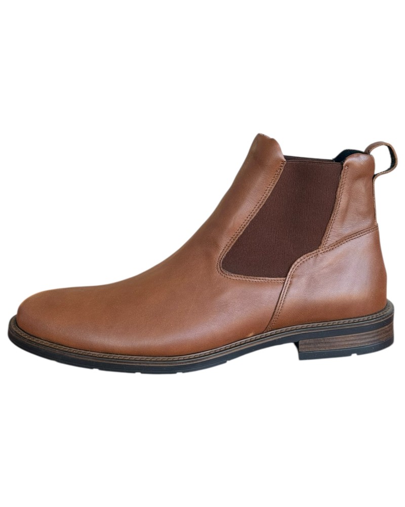  Δερμάτινο Ανδρικό Μποτάκι - N303