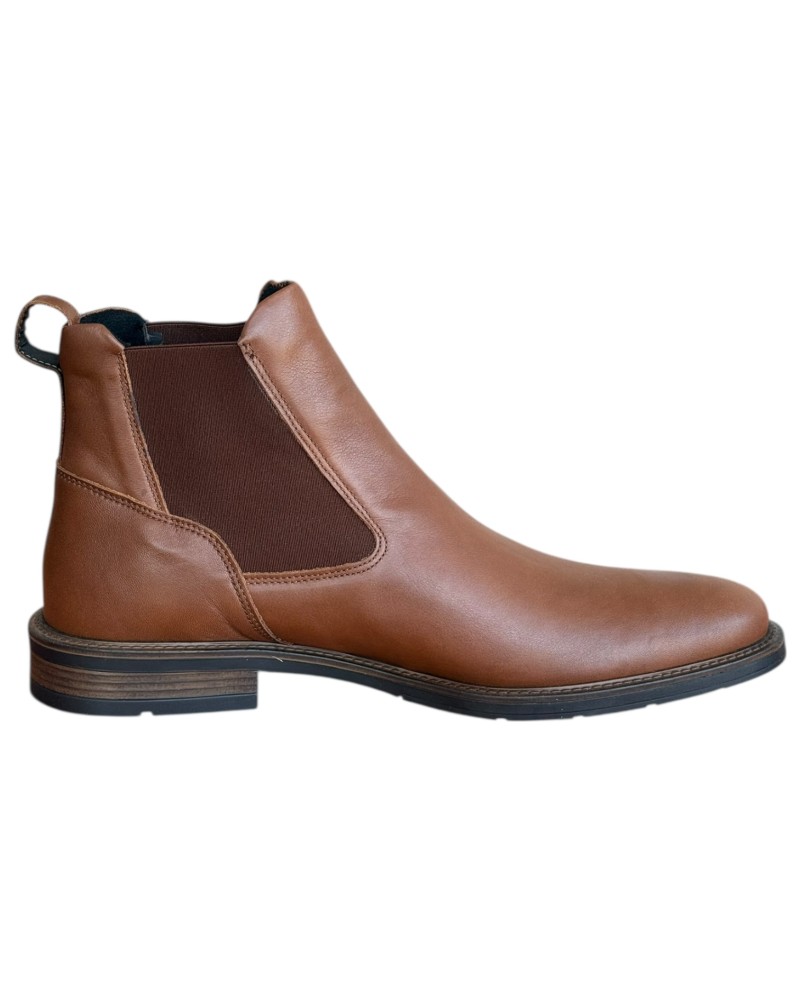  Δερμάτινο Ανδρικό Μποτάκι - N303