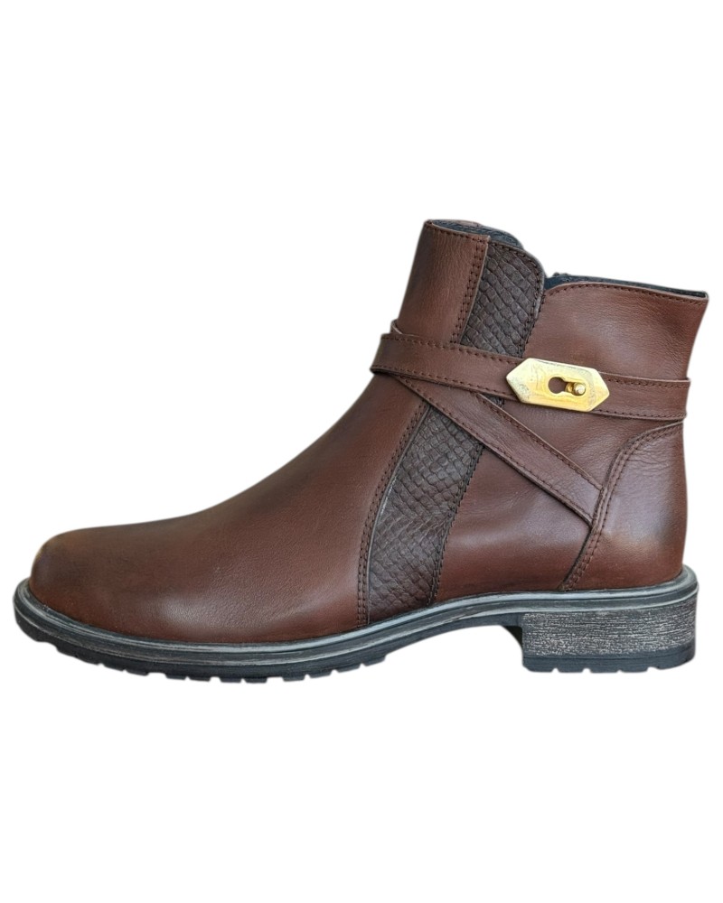 Δερμάτινο Γυναικείo Μποτάκι - N306