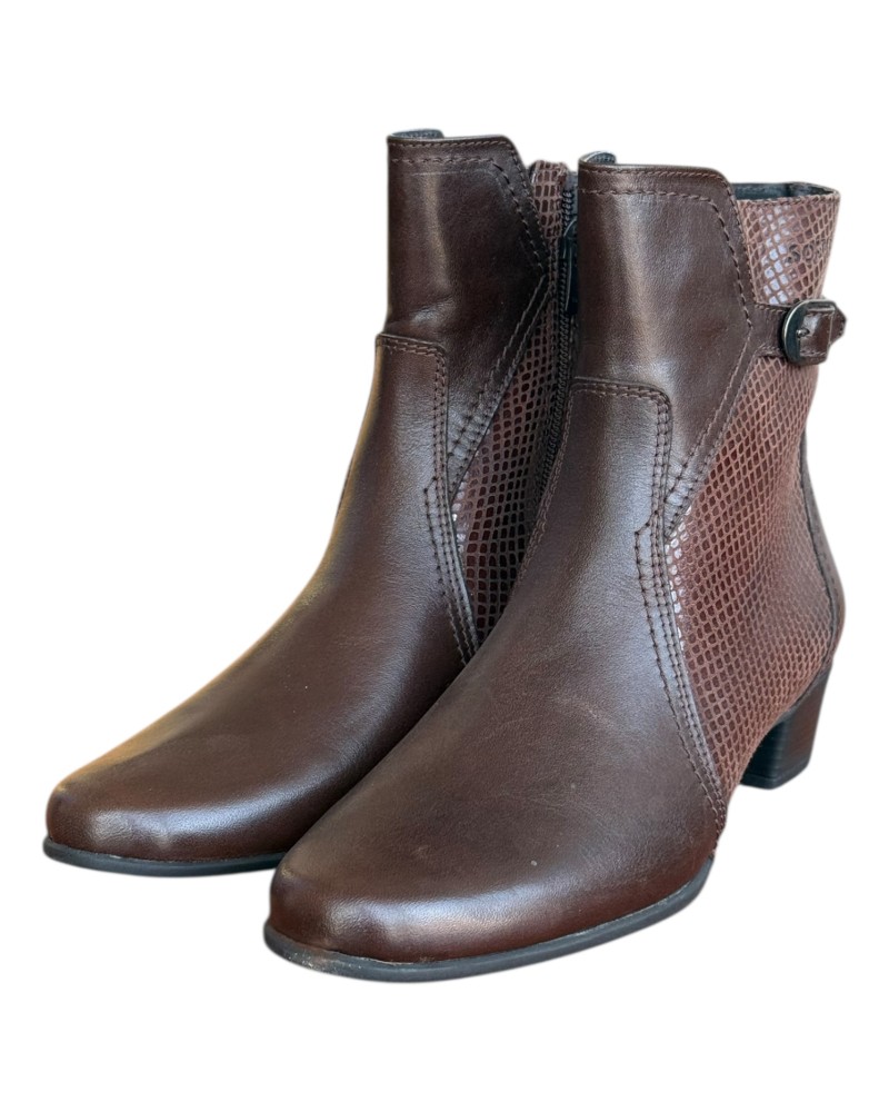 Δερμάτινο Γυναικείo Μποτάκι - N316