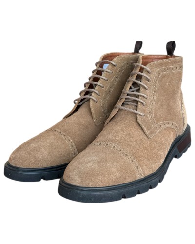  Δερμάτινο Ανδρικό Μποτάκι - N329