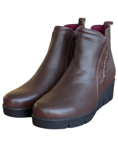 Δερμάτινο Γυναικείo Μποτάκι - N341