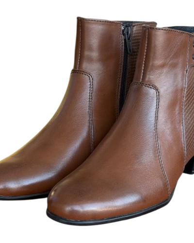 Δερμάτινο Γυναικείo Μποτάκι - N345