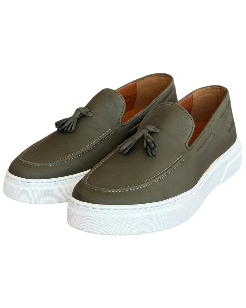  Δερμάτινο Ανδρικό Παπούτσι - N413