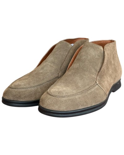  Δερμάτινο Ανδρικό Μποτάκι - N414