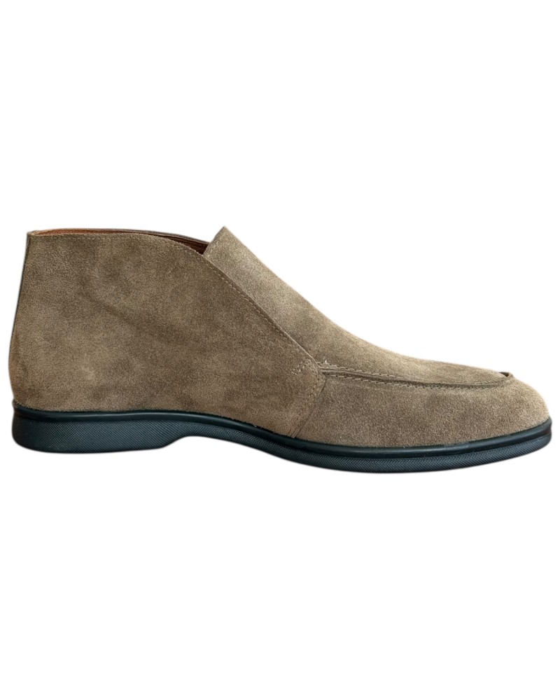  Δερμάτινο Ανδρικό Μποτάκι - N414