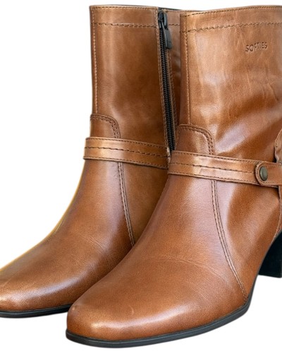 Δερμάτινο Γυναικείo Μποτάκι - N505