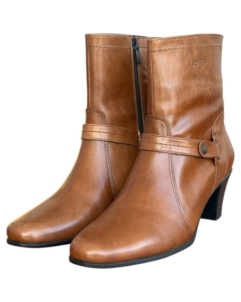 Δερμάτινο Γυναικείo Μποτάκι - N505