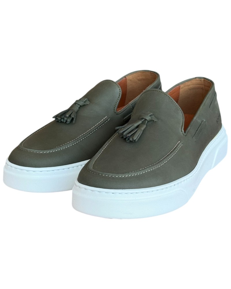  Δερμάτινο Ανδρικό Παπούτσι - N544