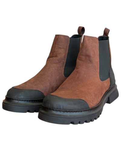  Δερμάτινο Ανδρικό Μποτάκι - N608