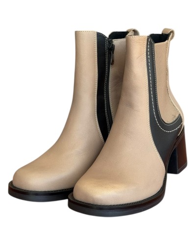 Δερμάτινο Γυναικείo Μποτάκι - N616