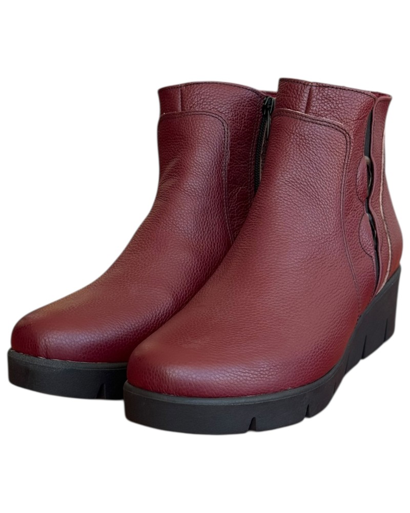 Δερμάτινο Γυναικείo Μποτάκι - N618