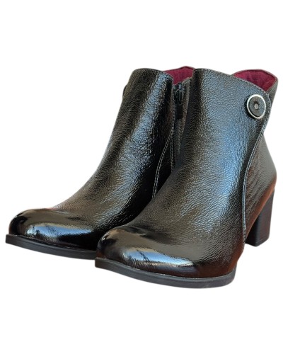 Δερμάτινο Γυναικείo Μποτάκι - N626