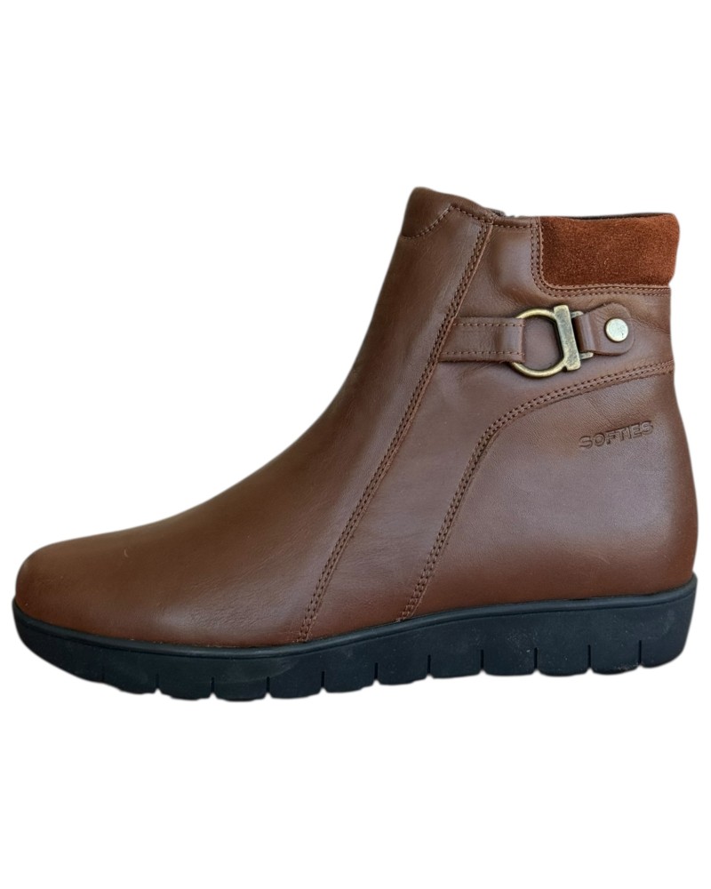 Δερμάτινο Γυναικείo Μποτάκι - N646