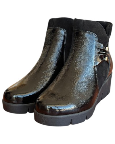 Δερμάτινο Γυναικείo Μποτάκι - N648