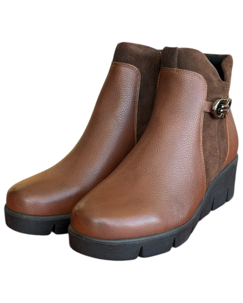 Δερμάτινο Γυναικείo Μποτάκι - N651