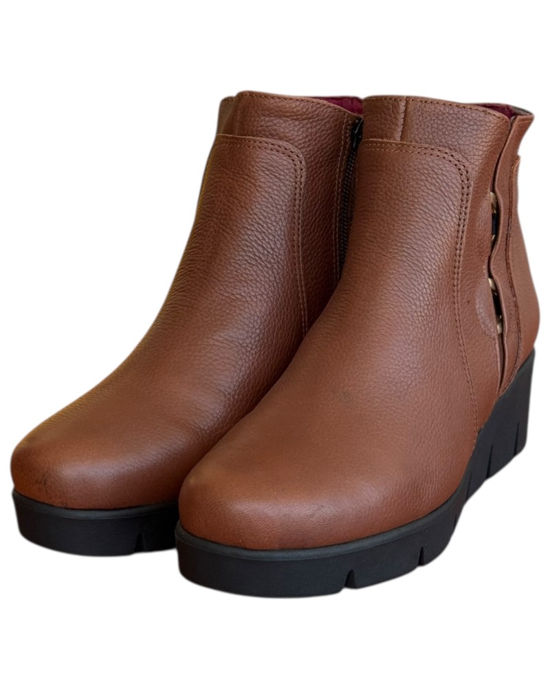 Δερμάτινο Γυναικείo Μποτάκι - N664