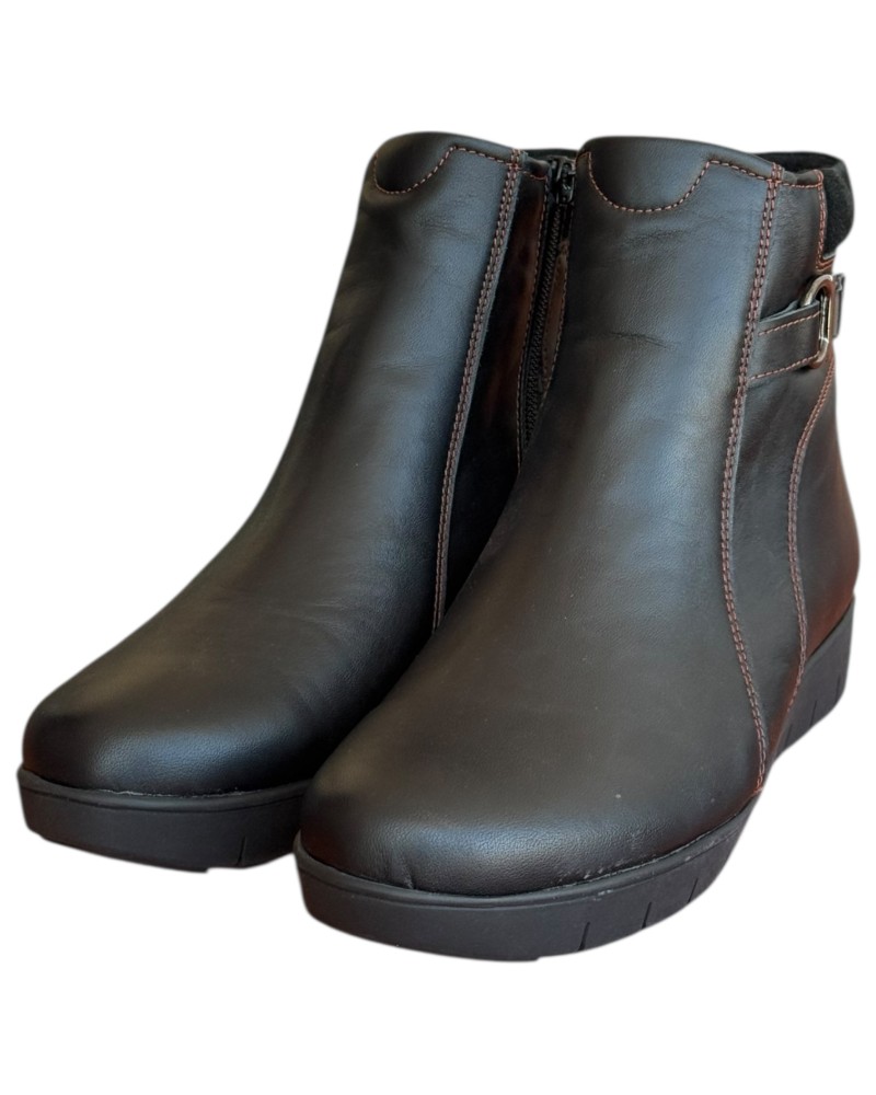 Δερμάτινο Γυναικείo Μποτάκι - N665