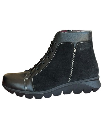 Δερμάτινο Γυναικείo Μποτάκι - N666