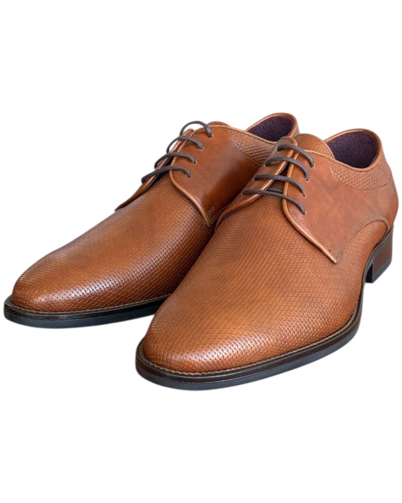  Δερμάτινο Ανδρικό Παπούτσι - N708