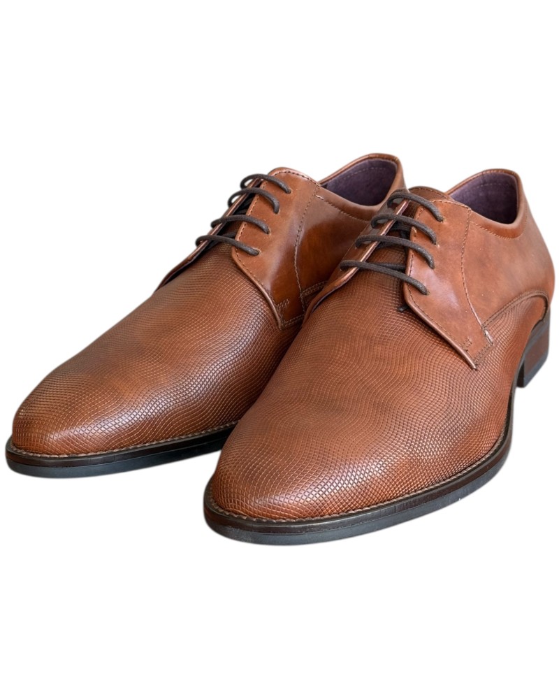  Δερμάτινο Ανδρικό Παπούτσι - N715