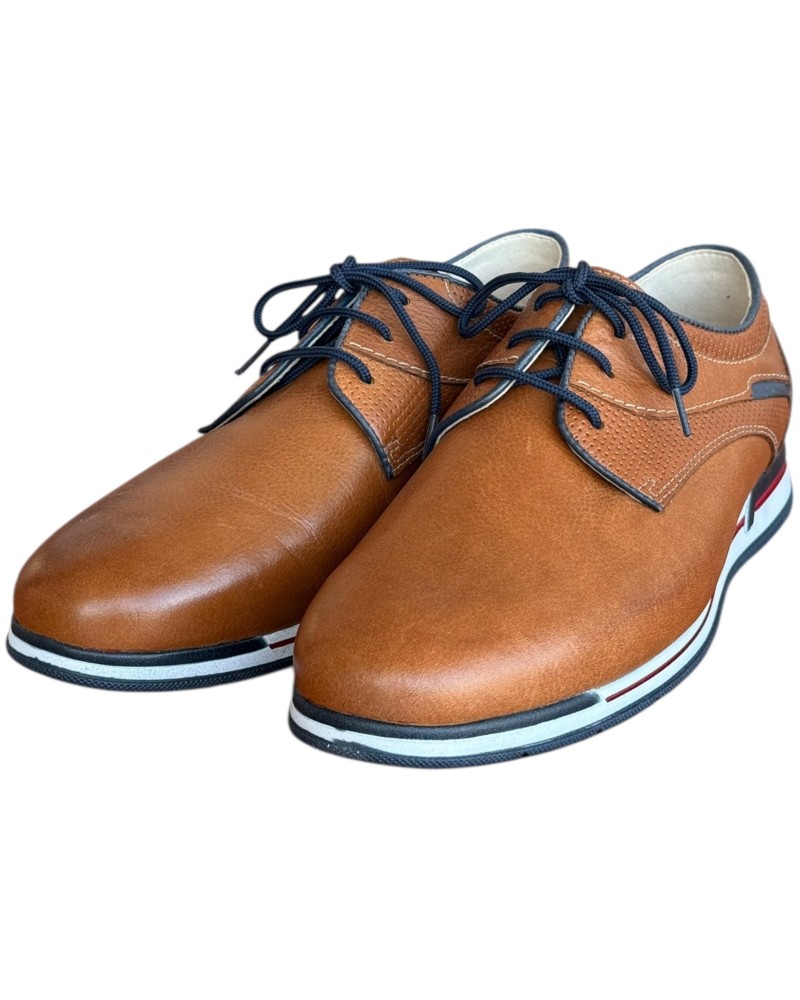  Δερμάτινο Ανδρικό Παπούτσι - N720