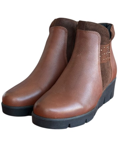 Δερμάτινο Γυναικείo Μποτάκι - N722