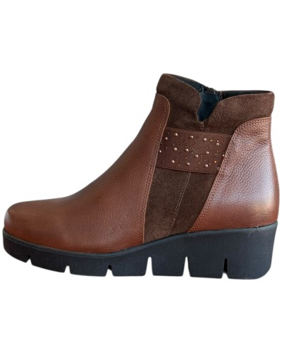 Δερμάτινο Γυναικείo Μποτάκι - N722