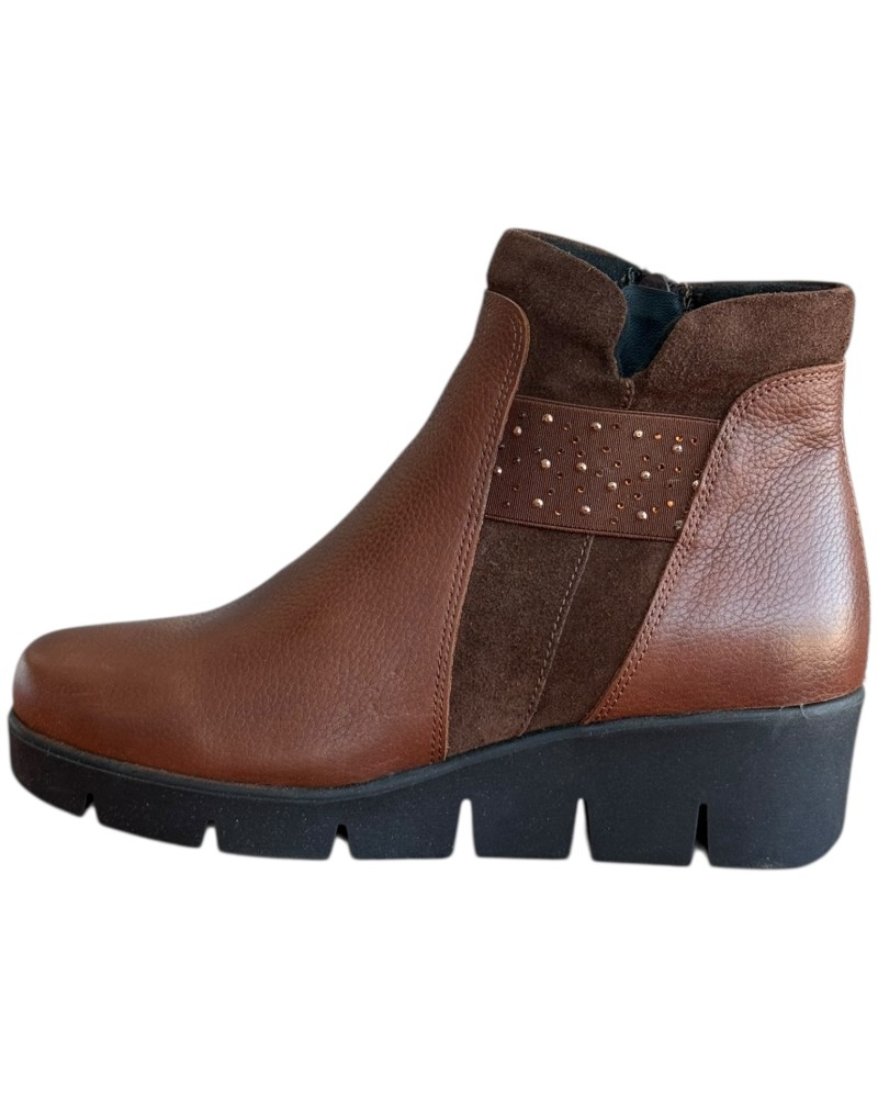 Δερμάτινο Γυναικείo Μποτάκι - N722