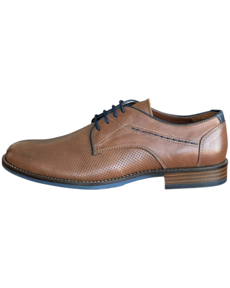  Δερμάτινο Ανδρικό Παπούτσι - N743