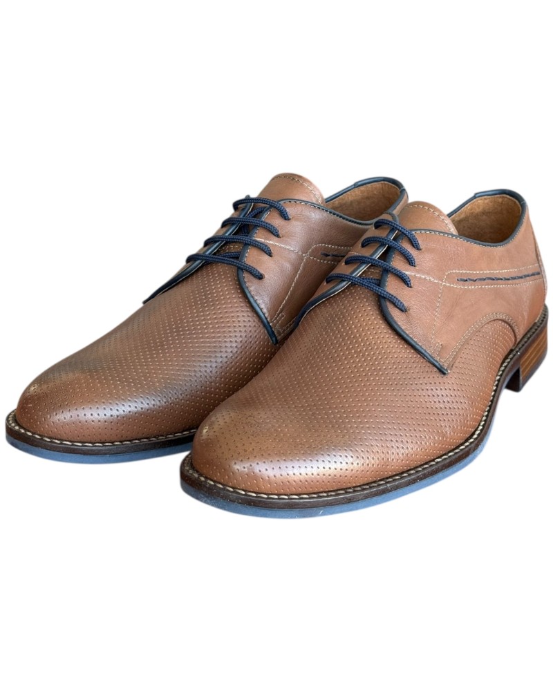  Δερμάτινο Ανδρικό Παπούτσι - N743