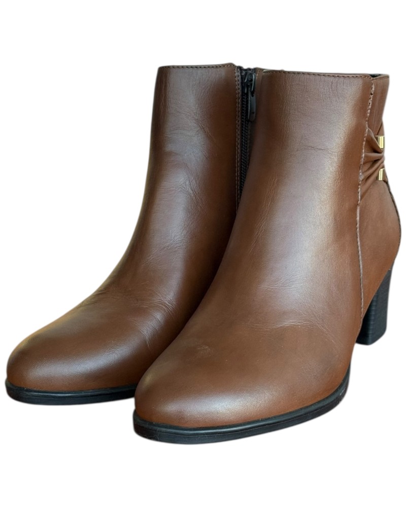 Δερμάτινο Γυναικείo Μποτάκι - N770