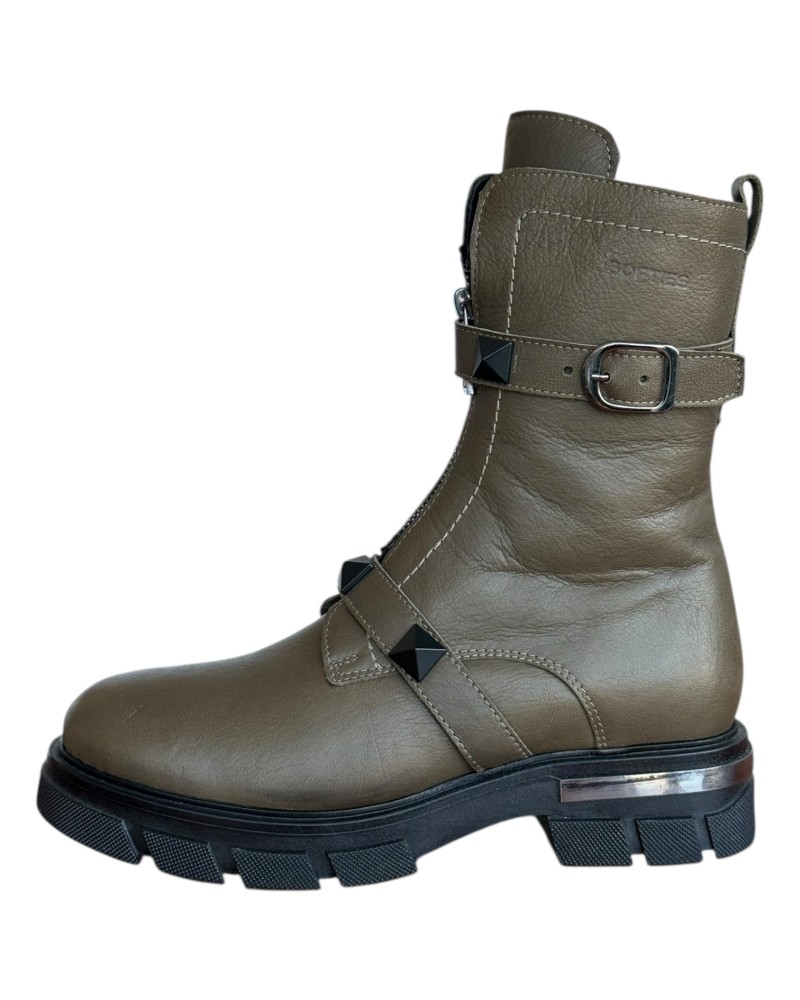 Δερμάτινο Γυναικείo Μποτάκι - N773