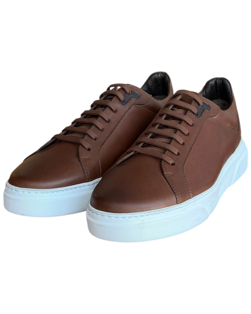  Δερμάτινο Ανδρικό Sneaker - N789