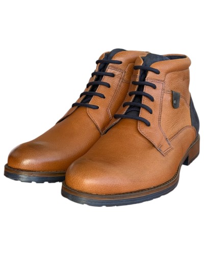  Δερμάτινο Ανδρικό Μποτάκι - N875