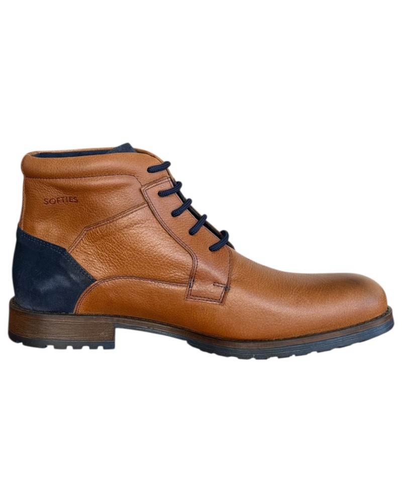  Δερμάτινο Ανδρικό Μποτάκι - N875