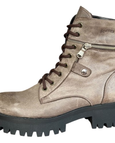 Δερμάτινο Γυναικείo Μποτάκι - N885