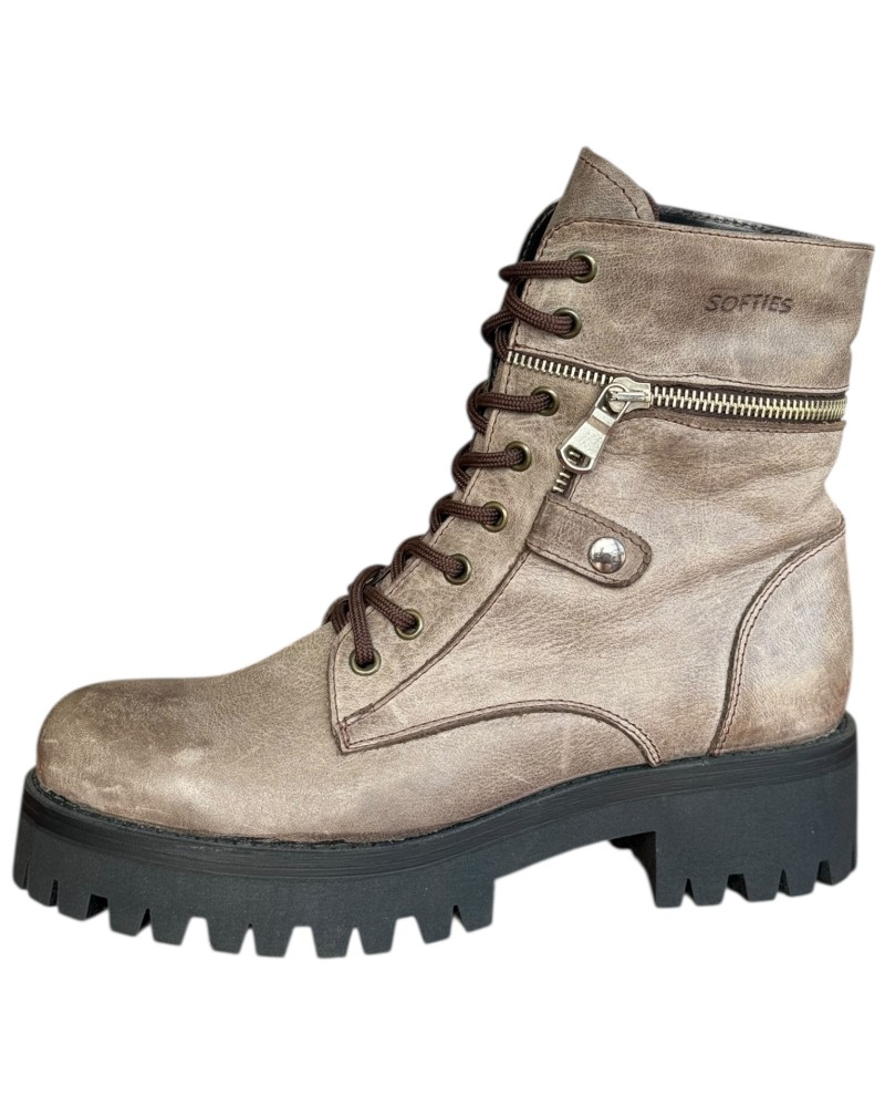 Δερμάτινο Γυναικείo Μποτάκι - N885