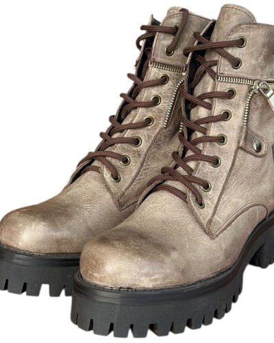 Δερμάτινο Γυναικείo Μποτάκι - N885