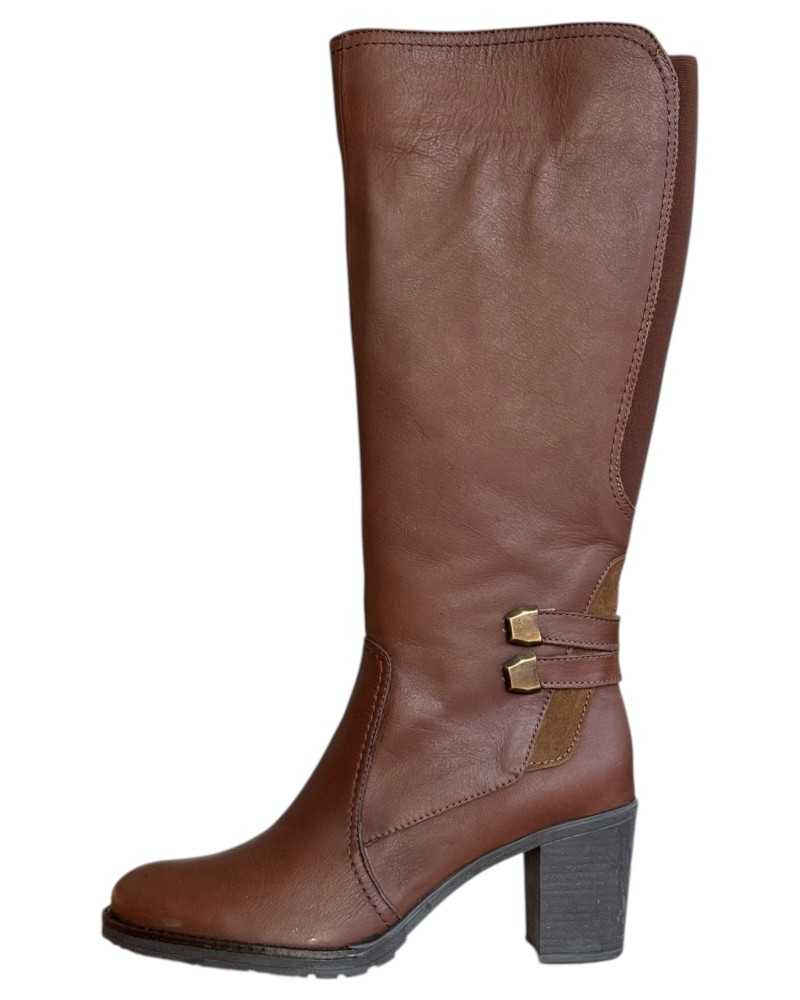 Δερμάτινη Γυναικεία Mπότα - N914