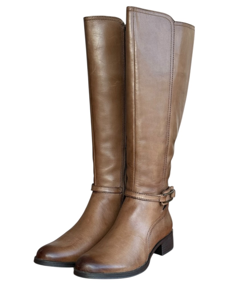 Δερμάτινη Γυναικεία Mπότα - N915