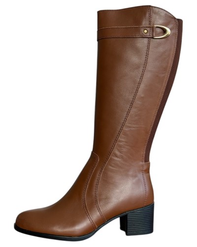 Δερμάτινη Γυναικεία Mπότα - N916