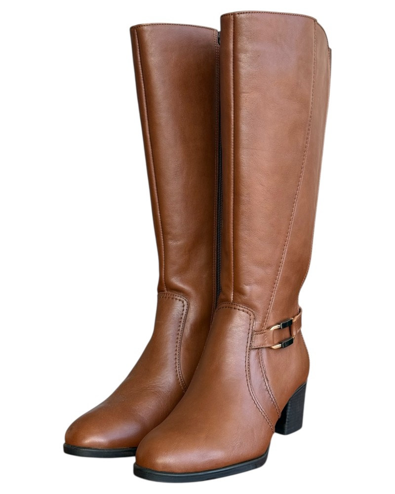 Δερμάτινη Γυναικεία Mπότα - N918