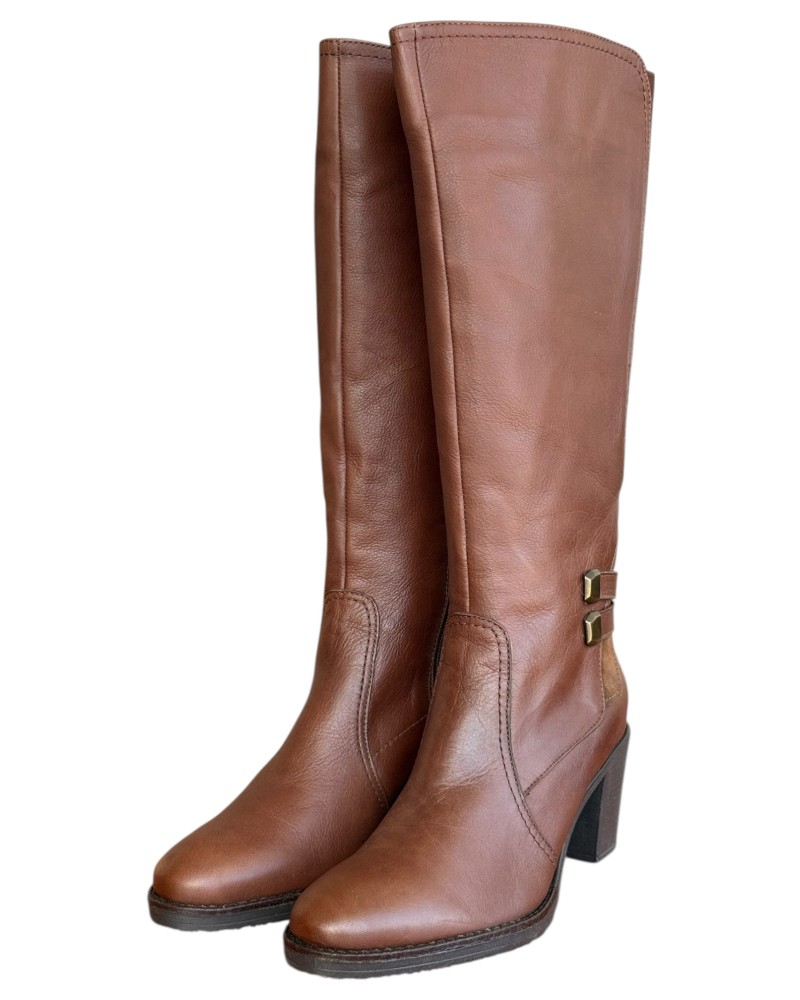 Δερμάτινη Γυναικεία Mπότα - N923