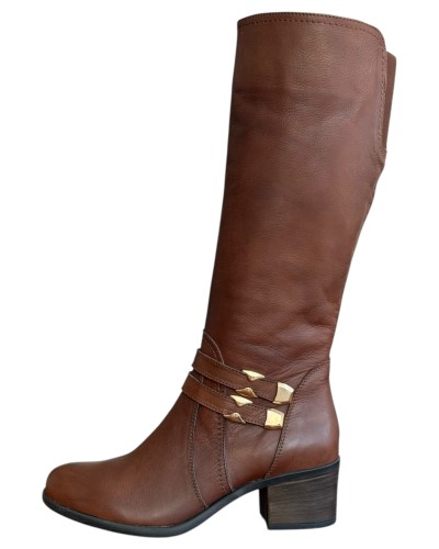 Δερμάτινη Γυναικεία Mπότα - N926