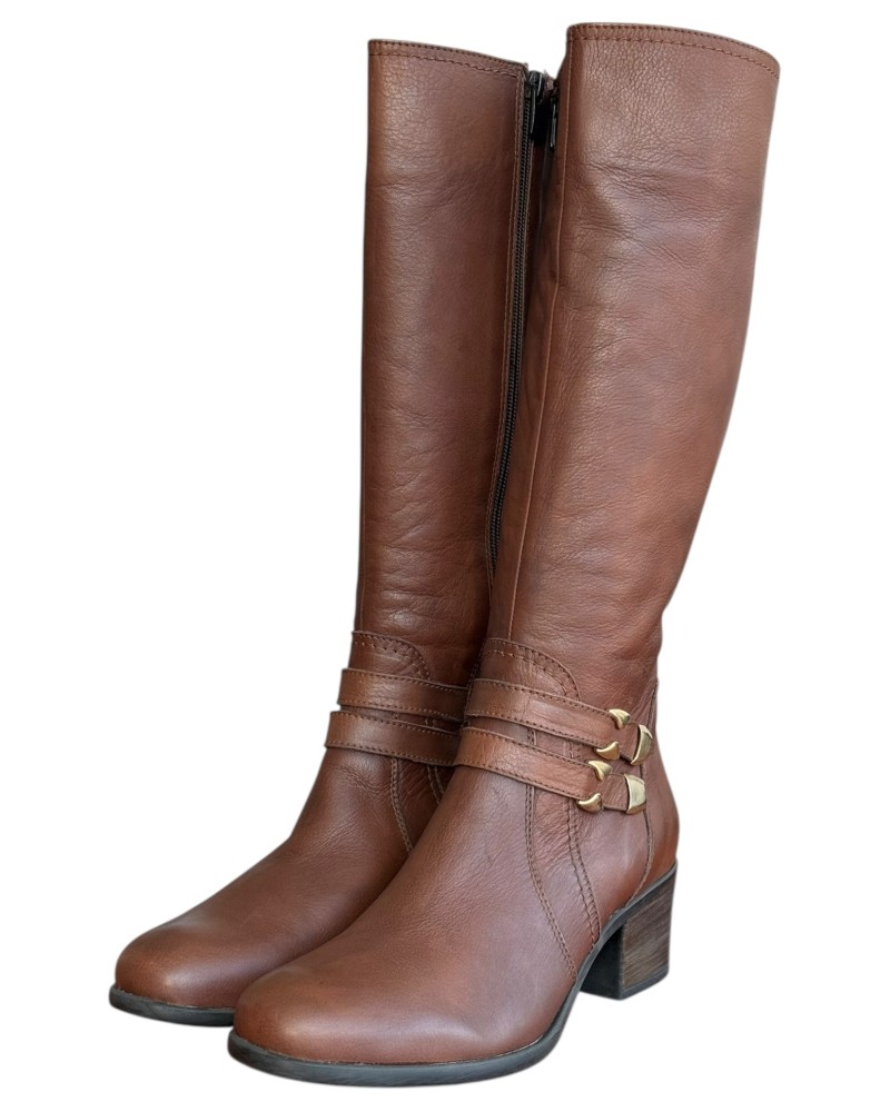 Δερμάτινη Γυναικεία Mπότα - N926