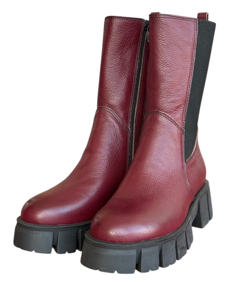 Δερμάτινη Γυναικεία Mπότα - N927